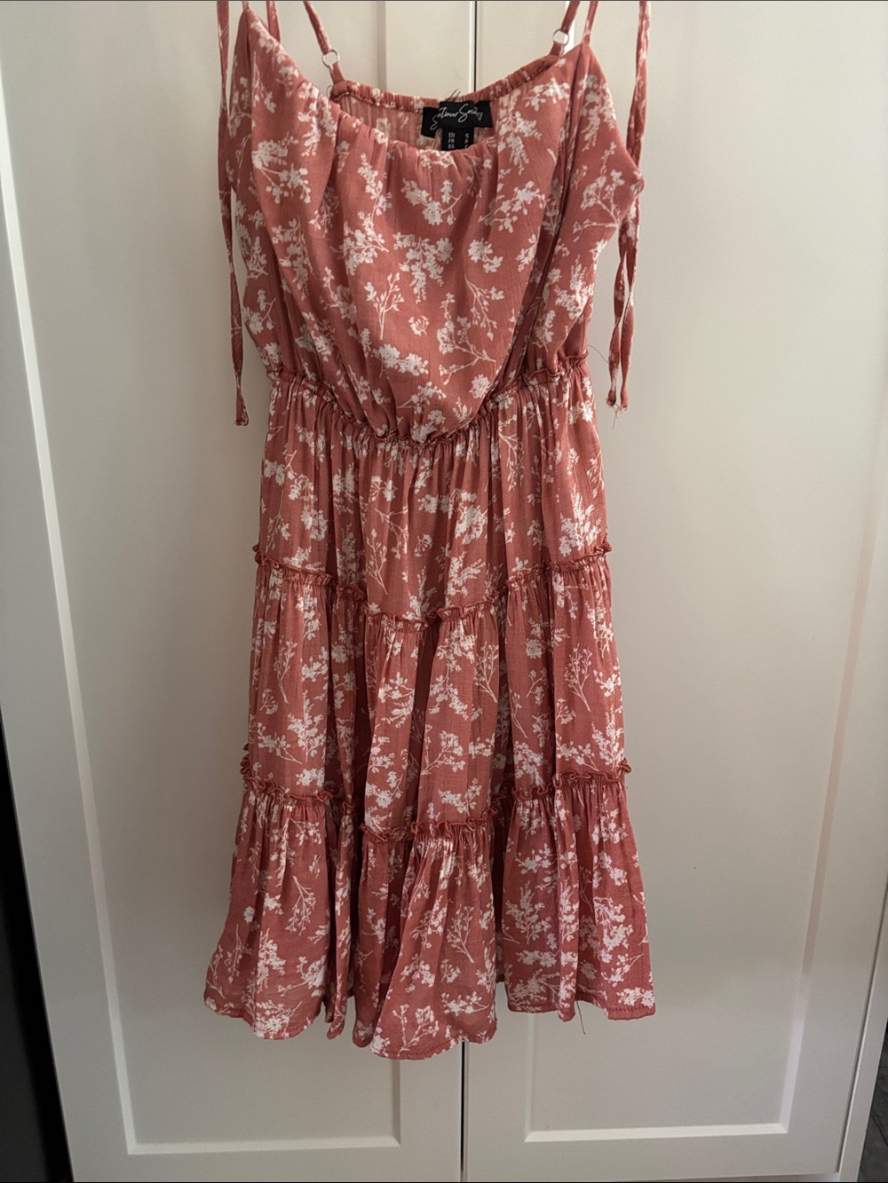 Floral Tiered Midi Dress